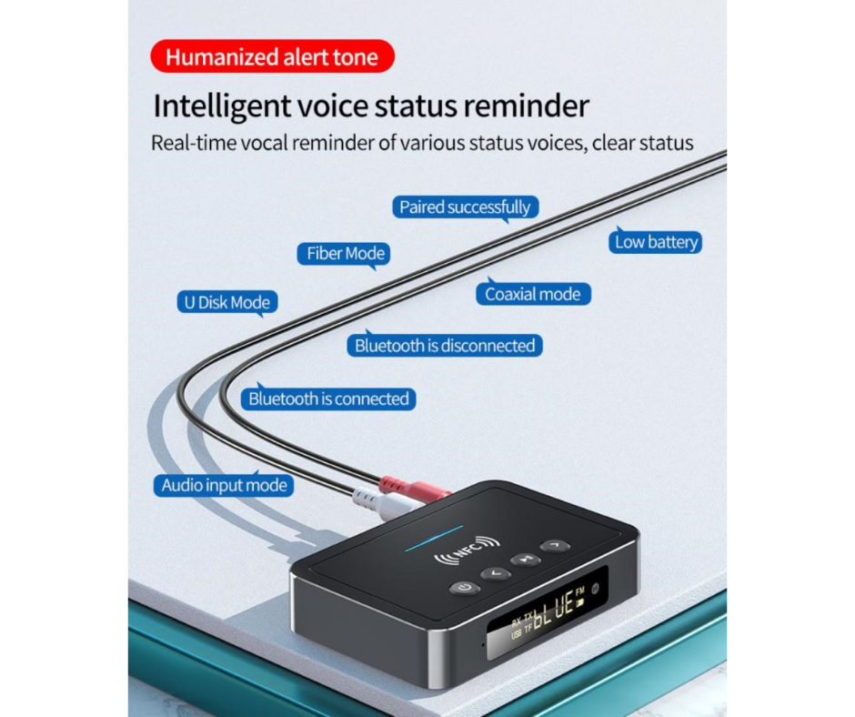 Adaptador Bluetooth Multifunción con NFC