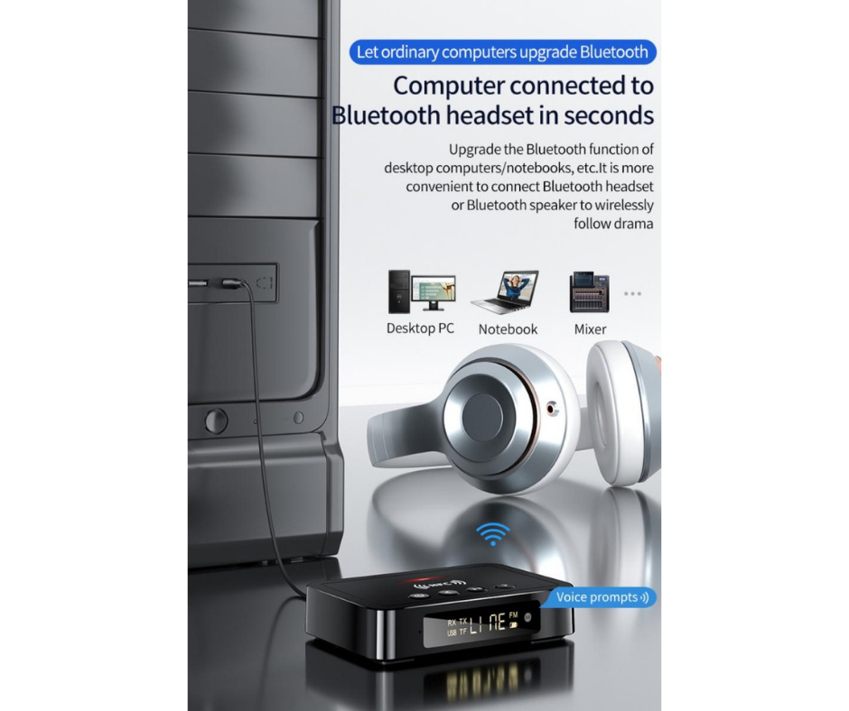 Adaptador Bluetooth Multifunción con NFC
