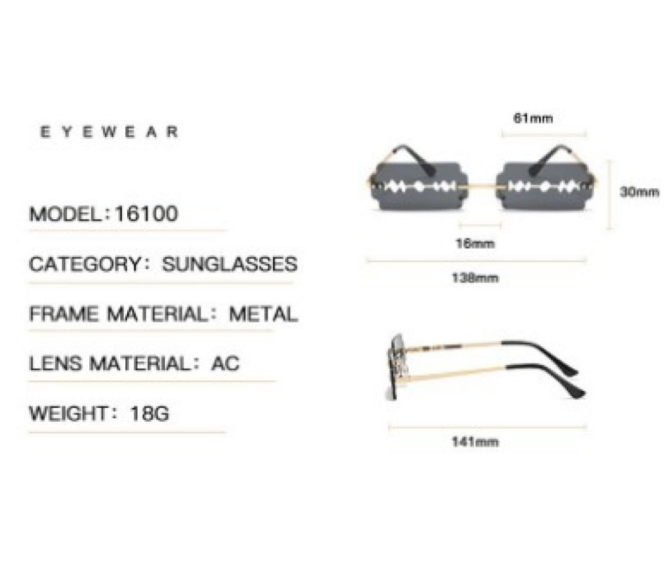 Lentes Vintage Punk-Rock UV400