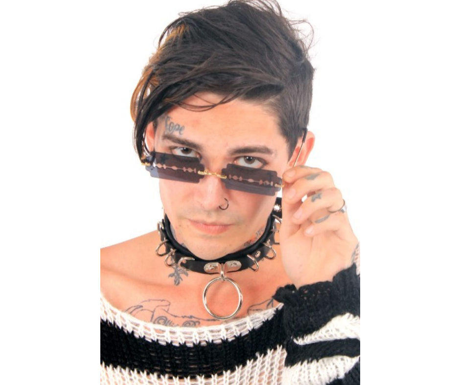 Lentes Vintage Punk-Rock UV400