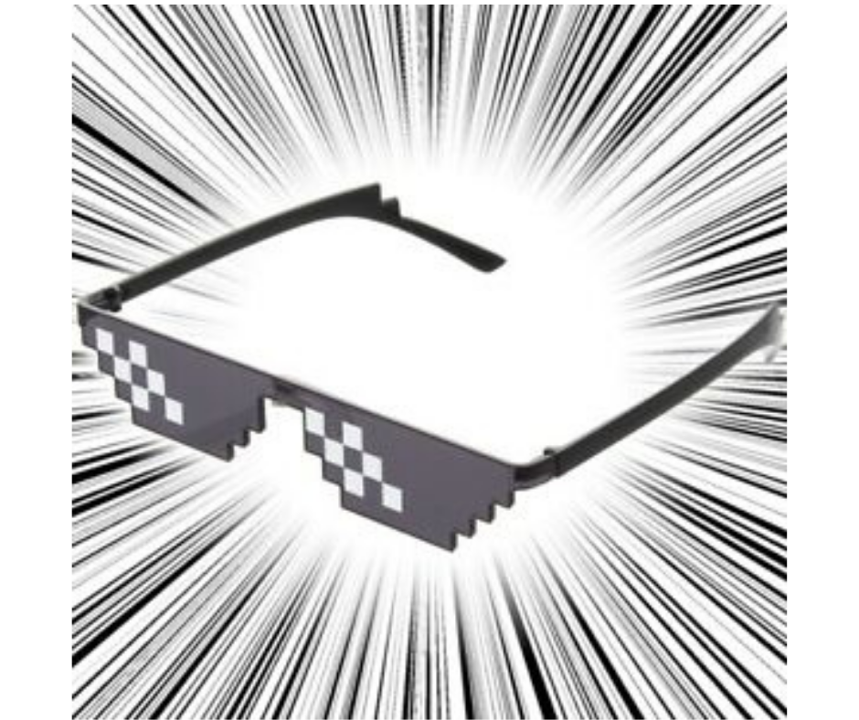 Lentes Pixelados 8 Bit
