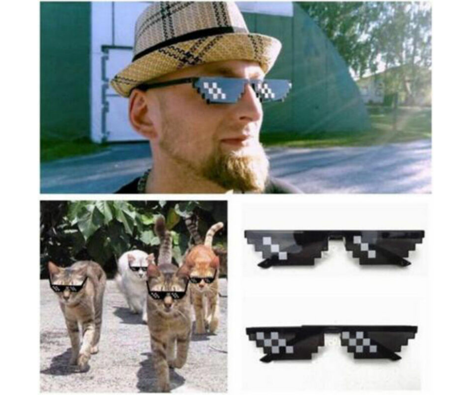 Lentes Pixelados 8 Bit