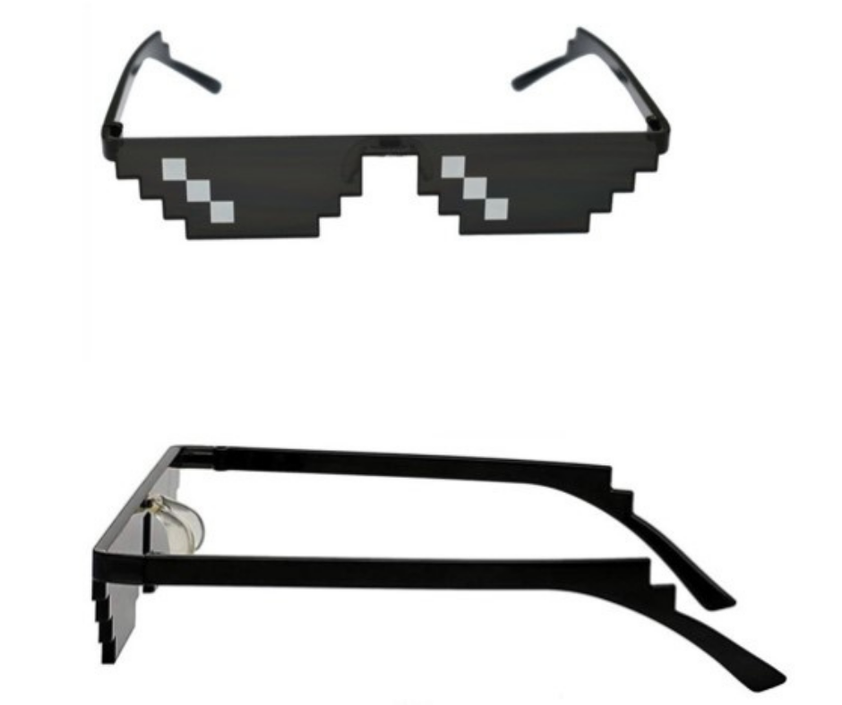 Lentes Pixelados 8 Bit