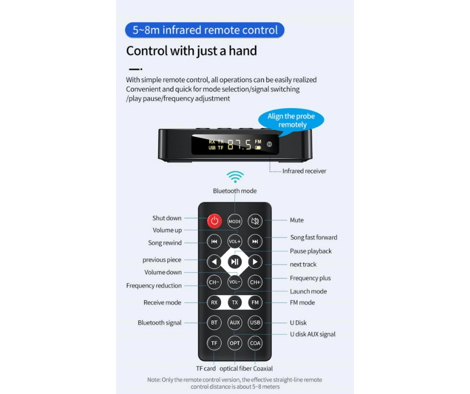Adaptador Bluetooth Multifunción con NFC