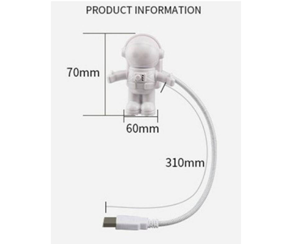 Luz LED Astronauta USB