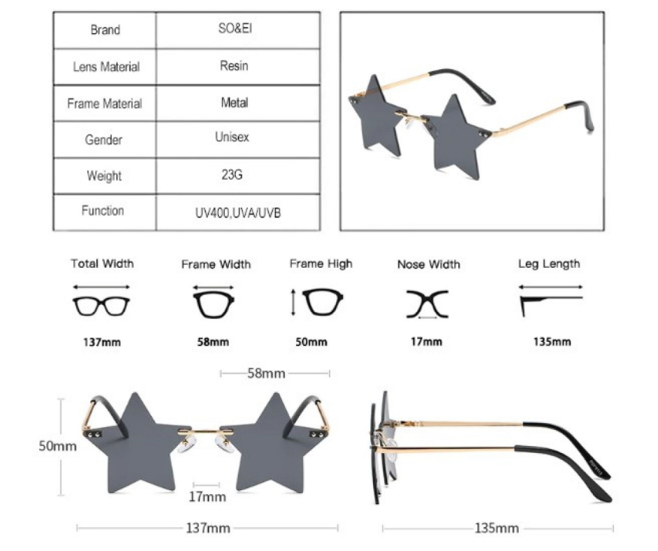 Lentes Estrellas