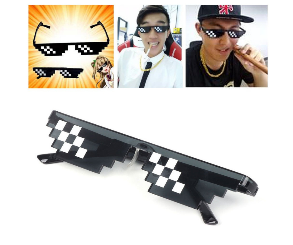Lentes Pixelados 8 Bit