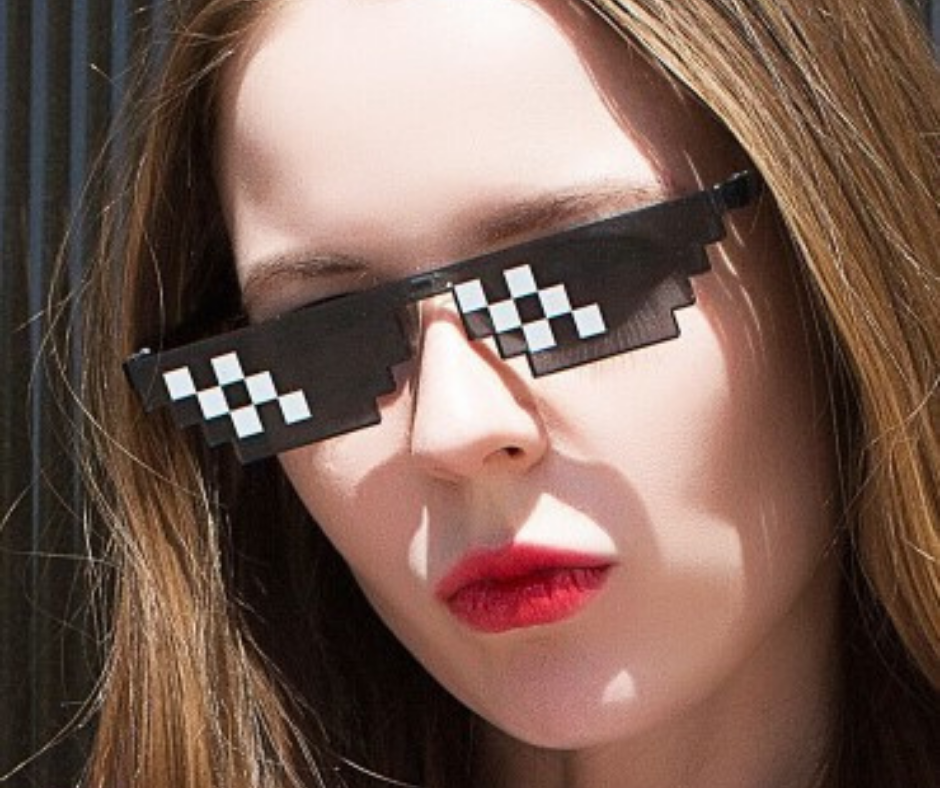 Lentes Pixelados 8 Bit
