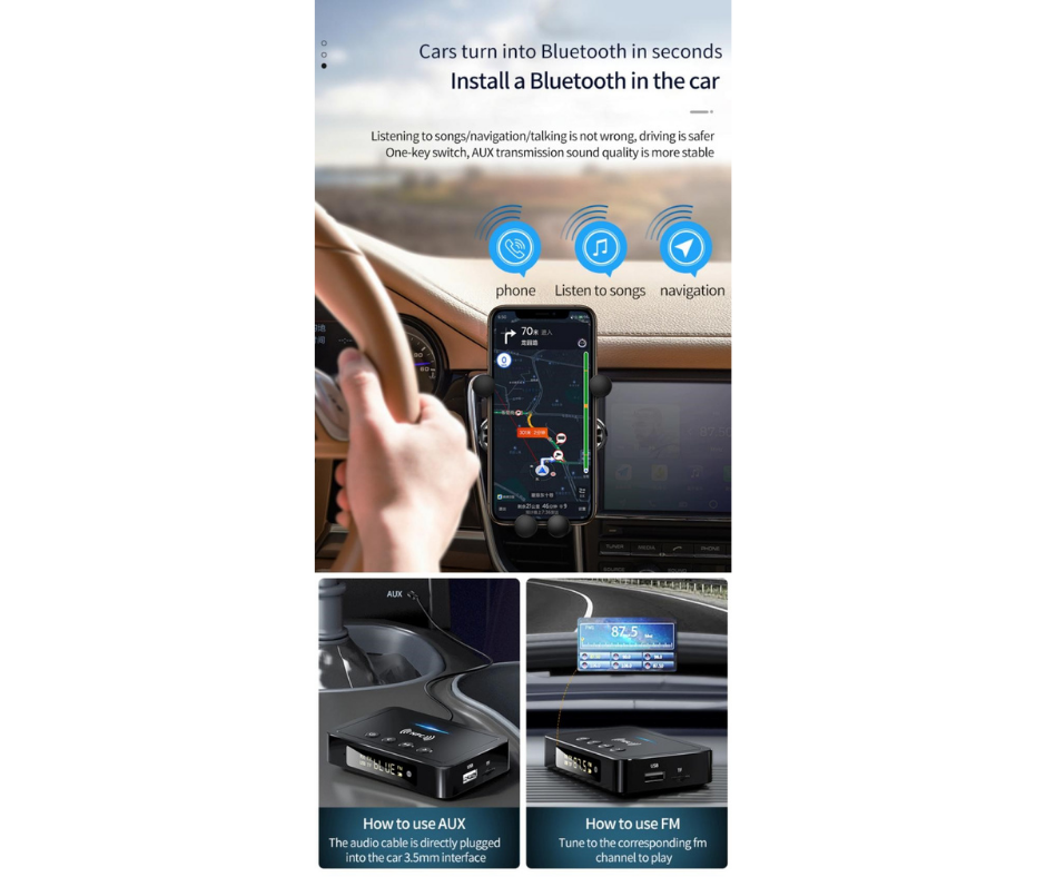 Adaptador Bluetooth Multifunción con NFC