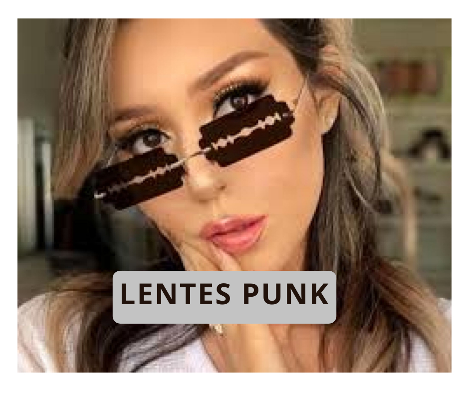 Lentes Vintage Punk-Rock UV400